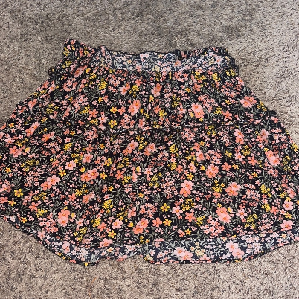 Floral flowy skirt, Size S